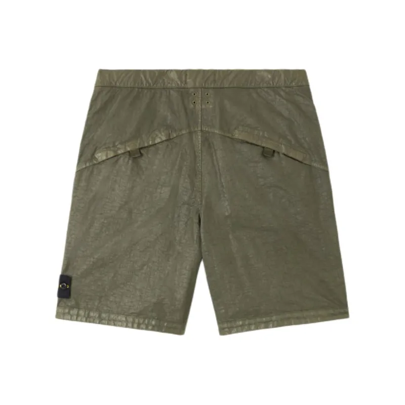 STONE ISLAND Cargo Shorts Men's Army Green-1
