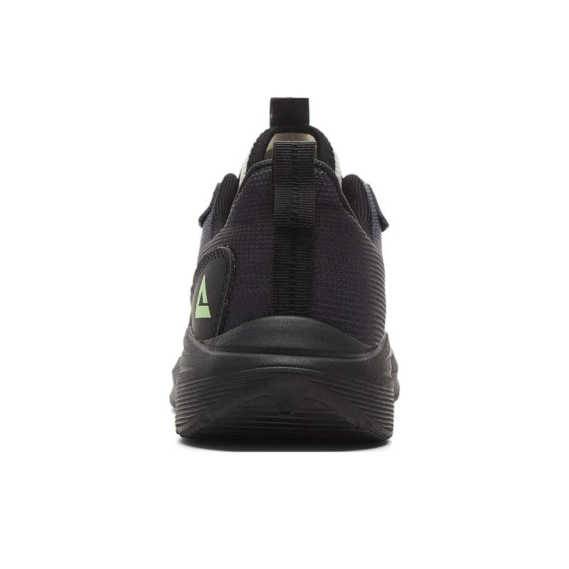 PEAK Cushioning Rebound Abrasion Resistant Breathable Slip Resistant Low Top Running Shoes Men's Green White Black-4