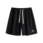 [300G Heavyweight]Black (Ho Geometric Red Beans Label on The Front Left of The Pants)