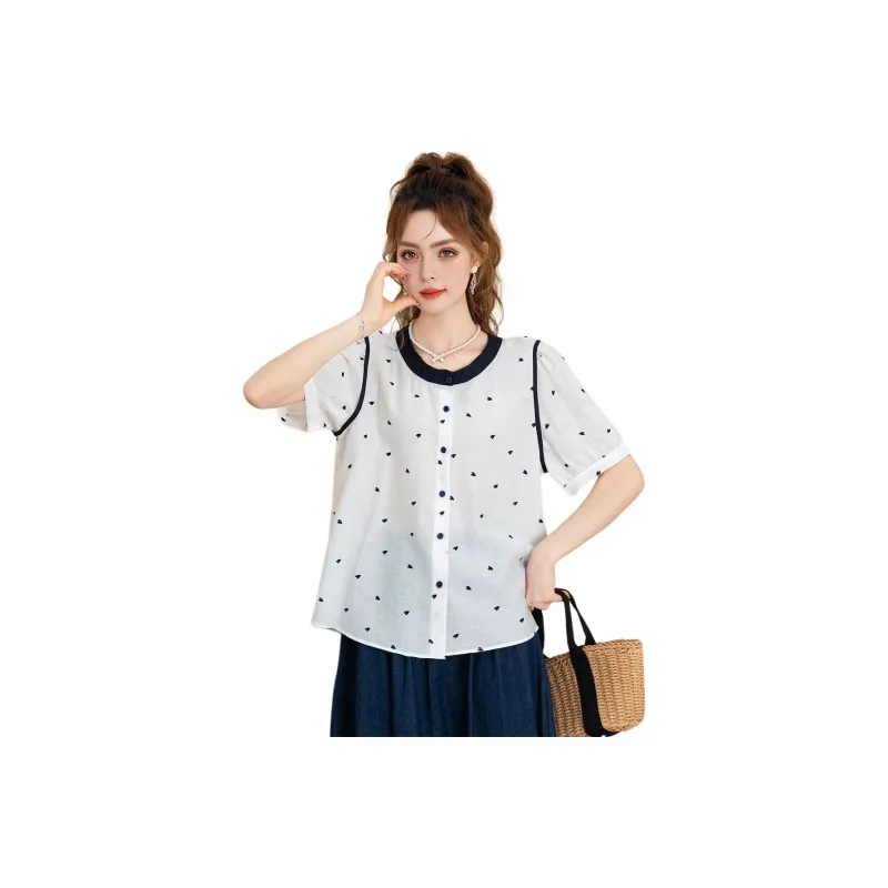 FAWENXIANGZI Shirts Women's-0