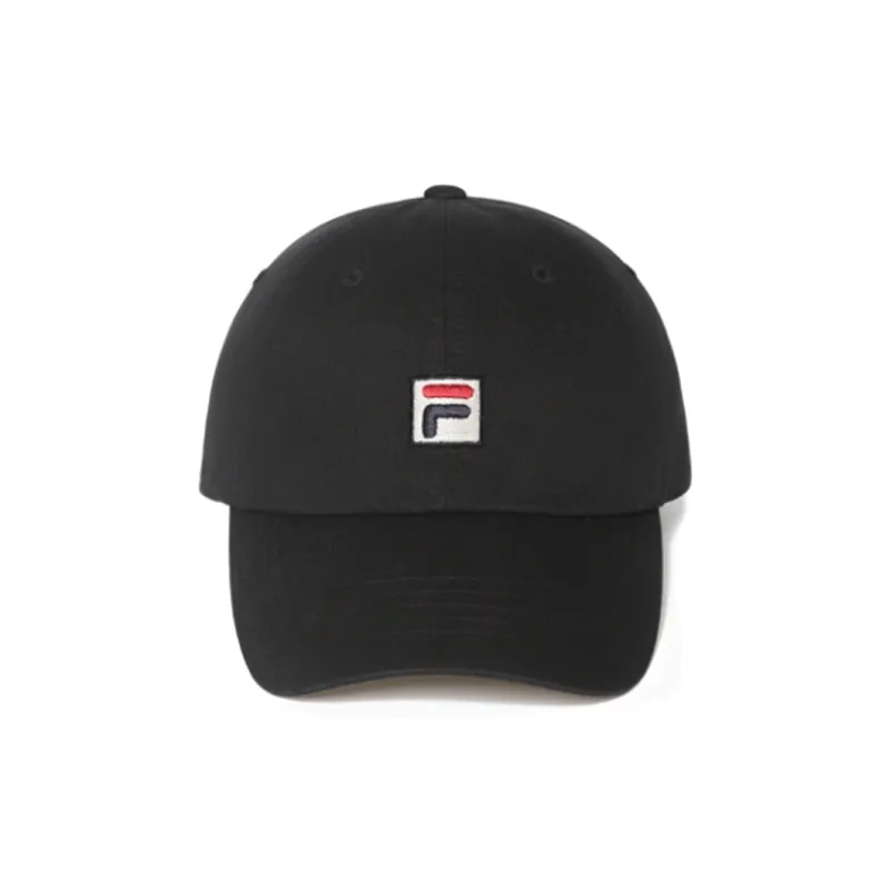 FILA 100% Cotton Baseball Caps Unisex Black-0