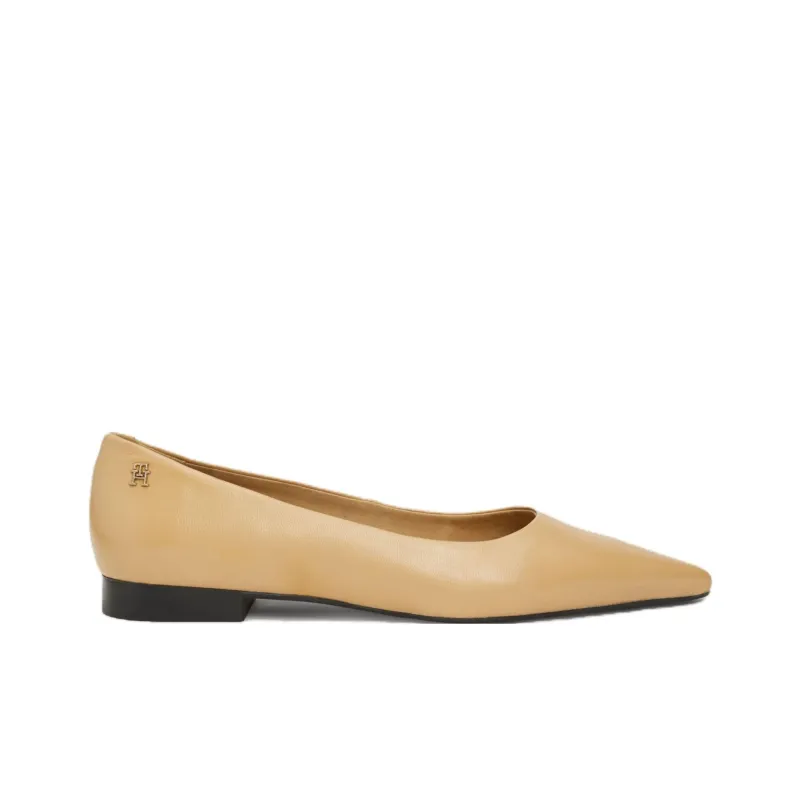 Tommy Hilfiger TH Monogram Casual Single Shoes 1.6cm Women's Yellow-1