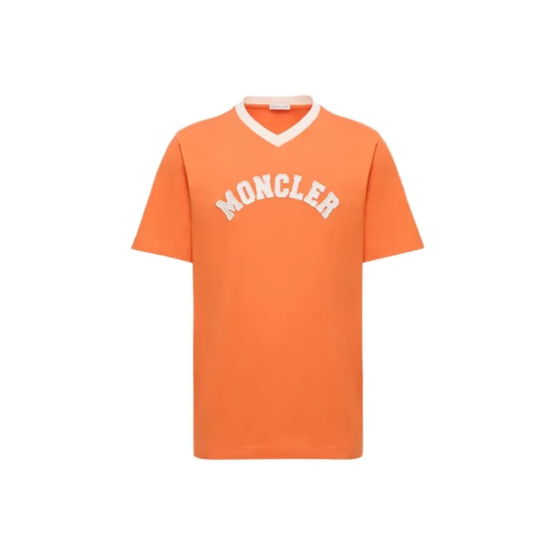 Moncler FW25 T Shirt Men's Orange-0