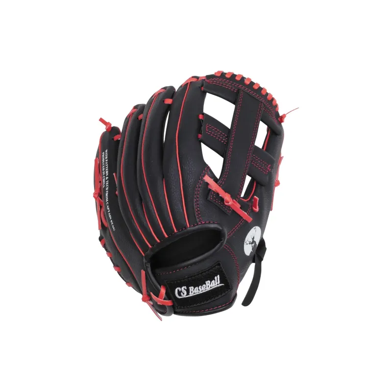 CAPTAIN STAG Baseball Gloves Pitcher Glove PVC Polyvinyl Chloride Unisex Black-0