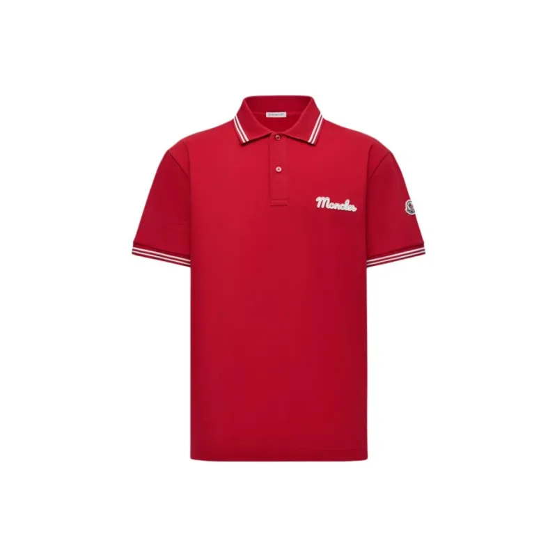 Moncler FW25 Polo Shirt Men's Red-0