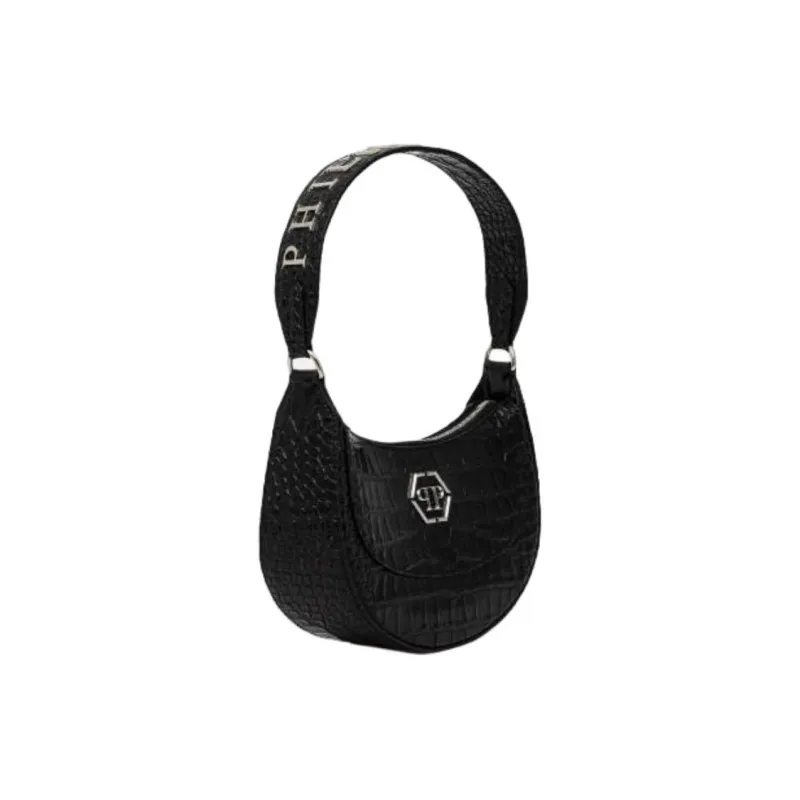 PHILIPP PLEIN Calfskin Handbag, Shoulder Bag Women's Black-1