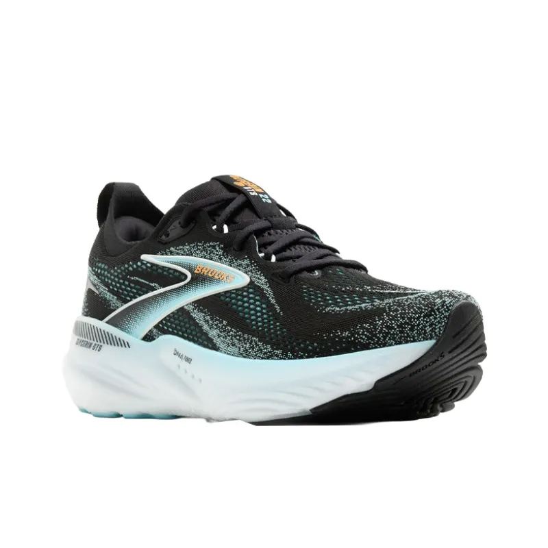Brooks Glycerin GTS 22 Shock Absorbers Low Top Running Shoes Men's Black Blue-2