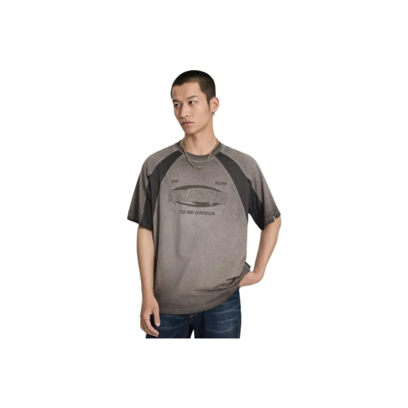 ABLE JEANS T Shirts Men Black Truffle-0