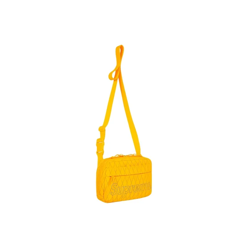Supreme Polyester Crossbody Bags Regular Unisex Yellow-0