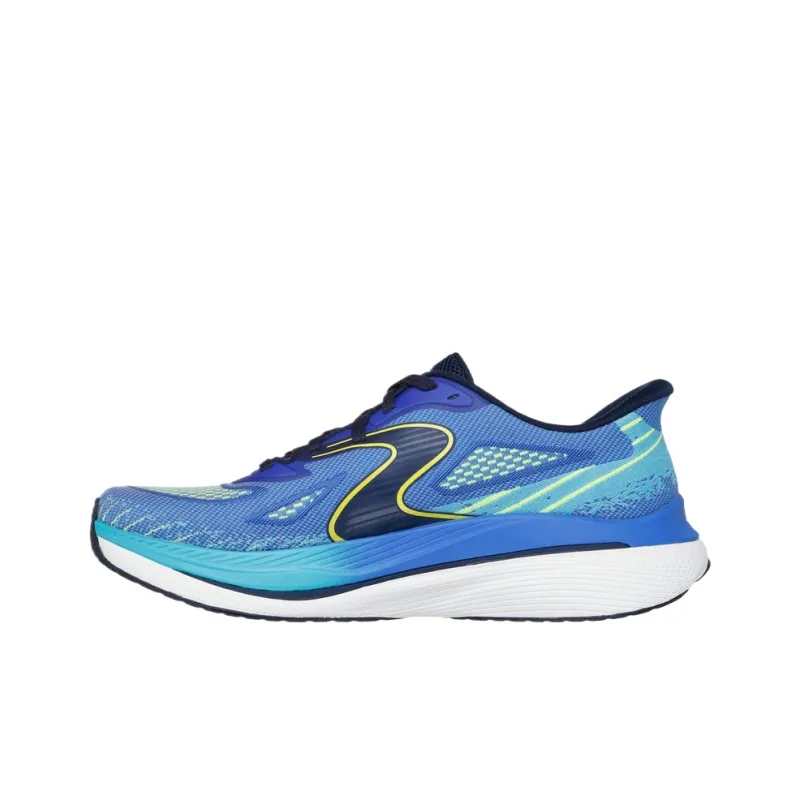 Skechers Max Cushioning Propulsion Mid Top Running Shoes Men's Blue-2
