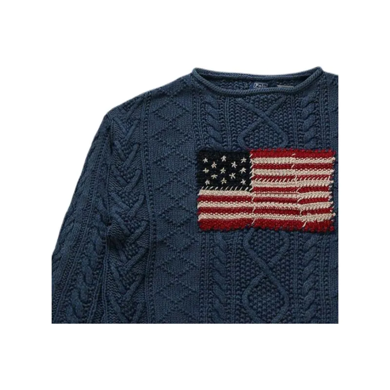 Polo Ralph Lauren Flag detail Knitted Sweater-2