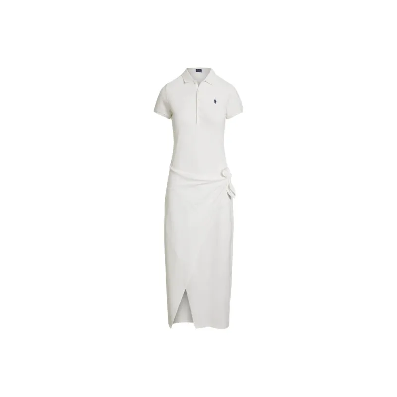 Polo Ralph Lauren Short Sleeved Dress Women's White-0
