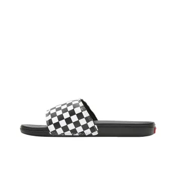 Vans La Costa Abrasion Resistant Slide Slippers Unisex Black White