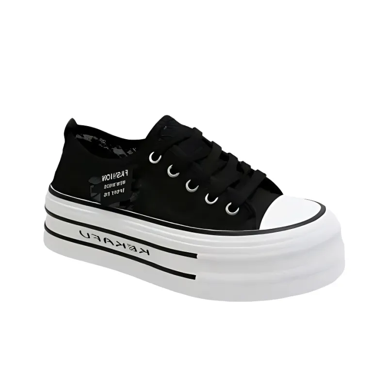 KEKAFU Slip Resistant, Abrasion Resistant, Breathable Low Top Skateboard Shoes Women's-1