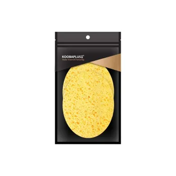 KOOBAPLUS Pure Wood Pulp Cleanser Sponge Face Cleansing Pad