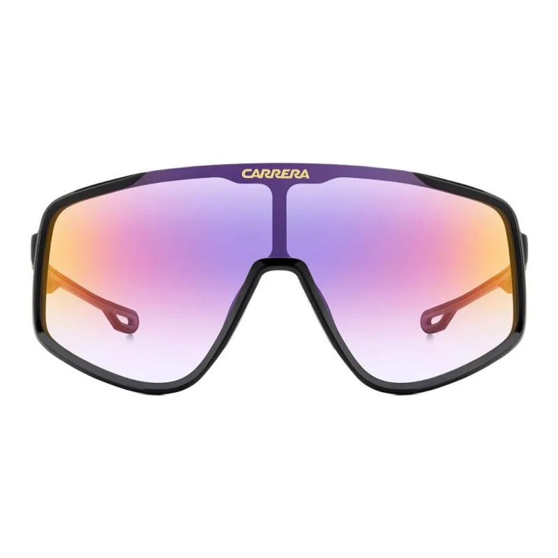 CARRERA Acetate Irregular Shape Sunglasses Unisex Black-1