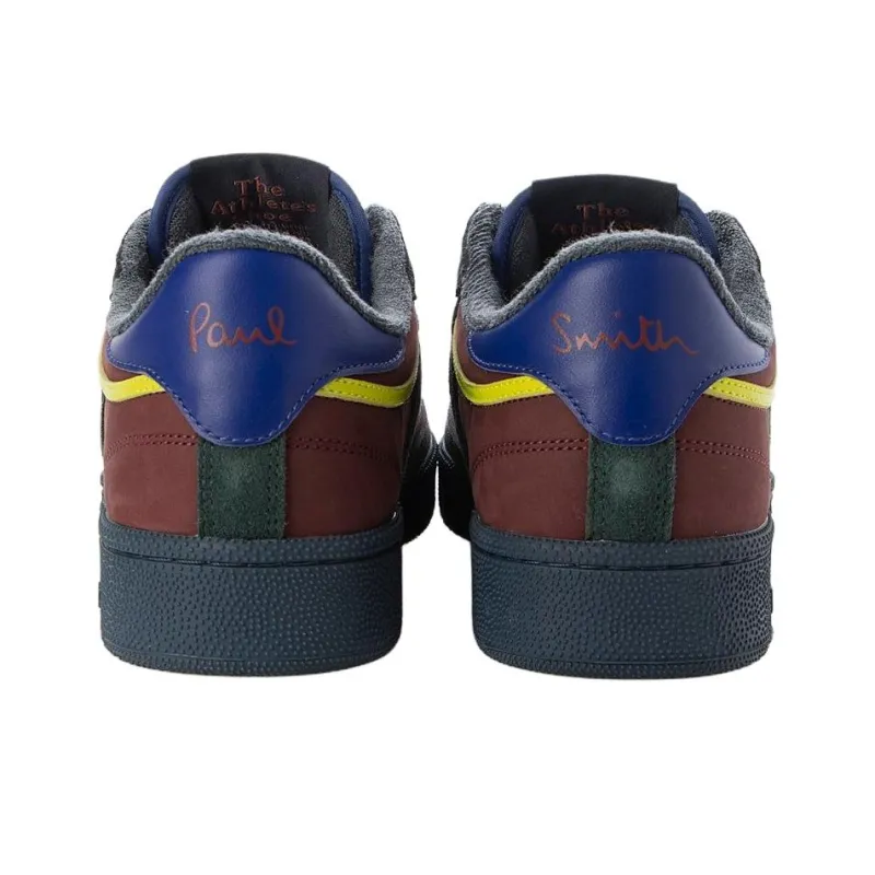 Paul Smith x Reebok CLUB C 85 VINTAGE Anti-Slip Wear-Resistant Low-Top Skateboard Shoes Men's Red Green Blue-4