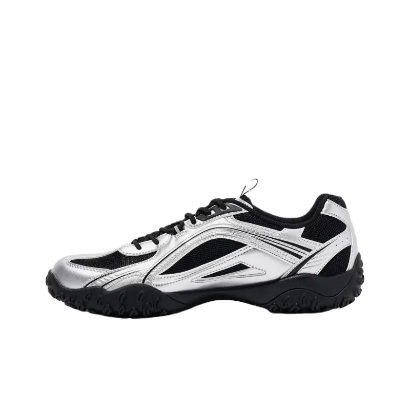 FILA Eshape Shock Absorbers Low Top Casual Shoes Unisex Silver Black-1