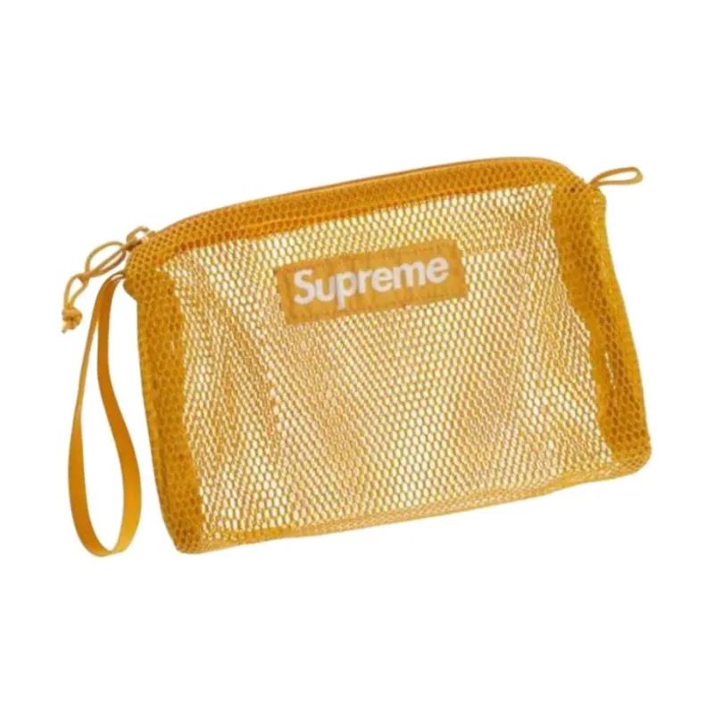 Supreme Spring/Summer 2020 Collection Nylon Toiletry, Makeup, Travel Storage Bag Unisex Yellow-2