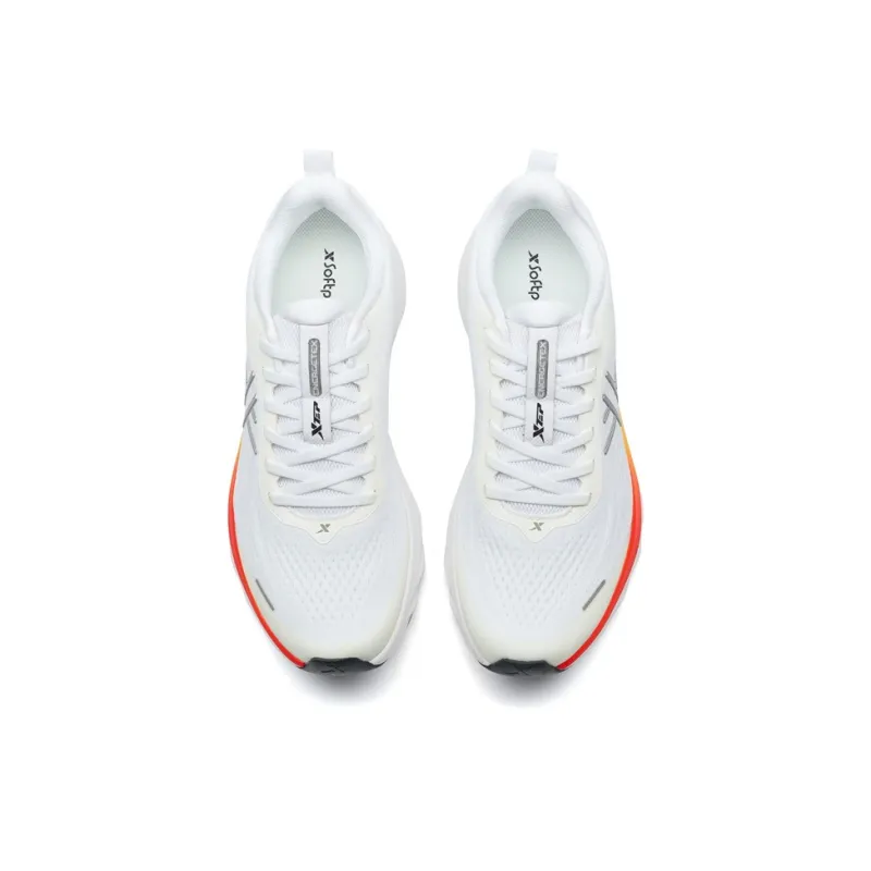 XTEP Cloud Wing 3 Breathable And Slip Resistant Low Top Casual Running Shoes Men's Classic White-6
