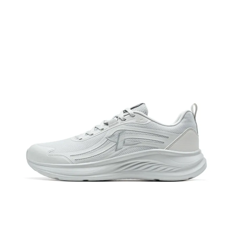 XTEP Cushioning Support Balance Low Top Casual City Commute Running Shoes Men's Gray-0