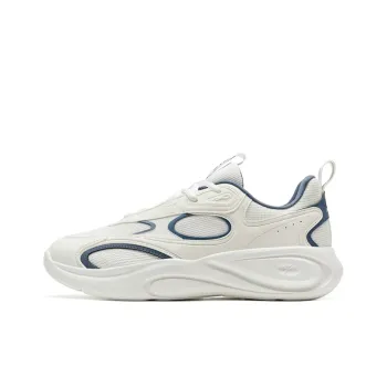 XTEP Star Meteorite Lite Wear resistant And Lightweight Low Top Casual Shoes Men's Sail White Gray Indigo Blue