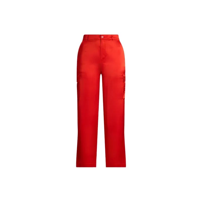 LAUREN RALPH LAUREN Cargo Pants Women's Red-0