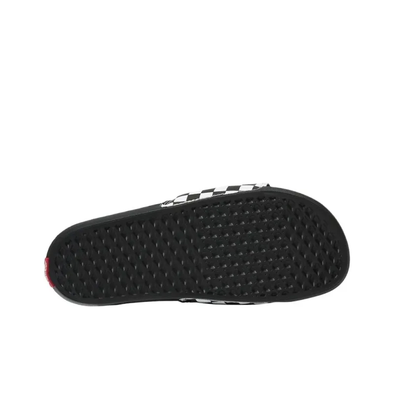 Vans La Costa Abrasion Resistant Slide Slippers Unisex Black White-3