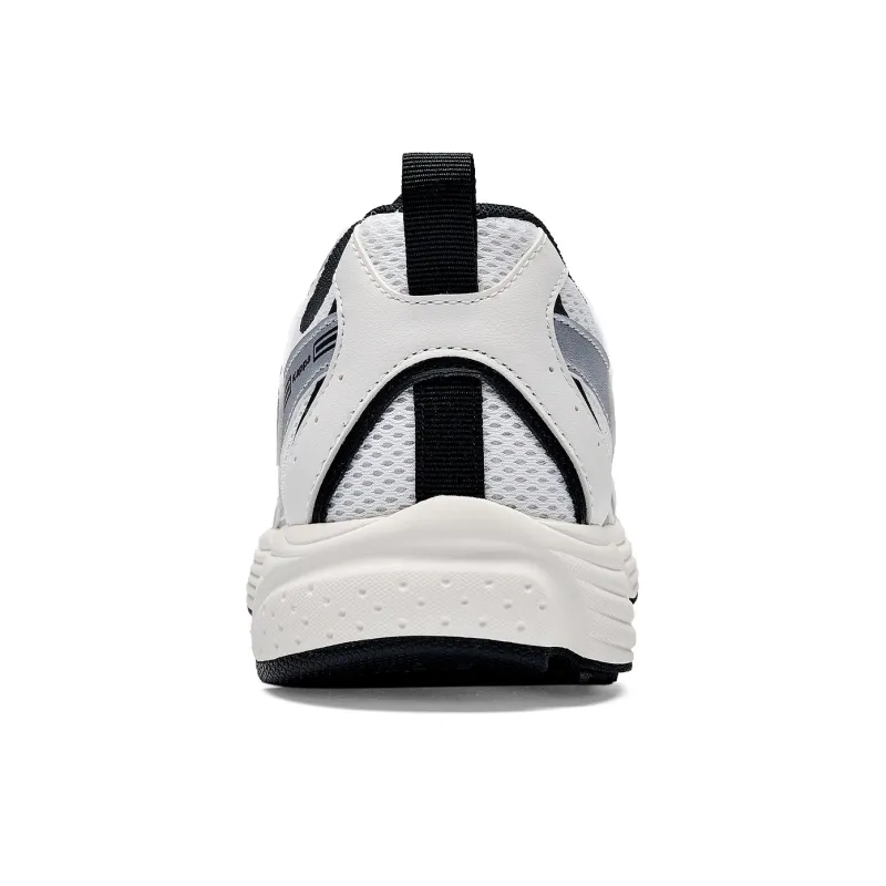 Kappa Slip Resistant, Abrasion Resistant, Breathable, Lightweight Low Top Running Shoes Unisex Korean White-4