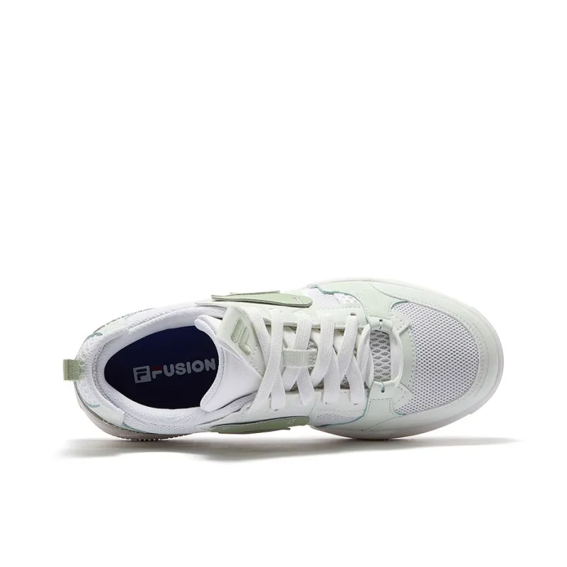 FILA FUSION GEOMETRY Geometric Shoes Low Top Skateboard Shoes Women's Green Velvet-2