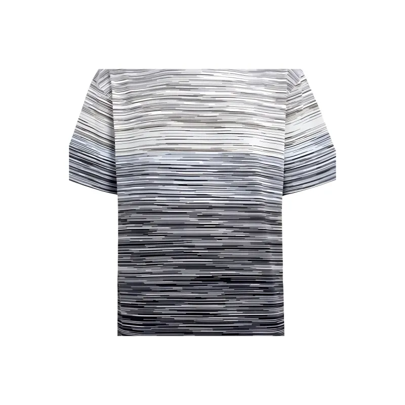 MISSONI Short Sleeved Striped T Shirt-3
