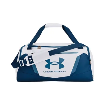 Under Armour Polyester One Shoulder Crossbody Gym Bag Medium Size Unisex Blue & White