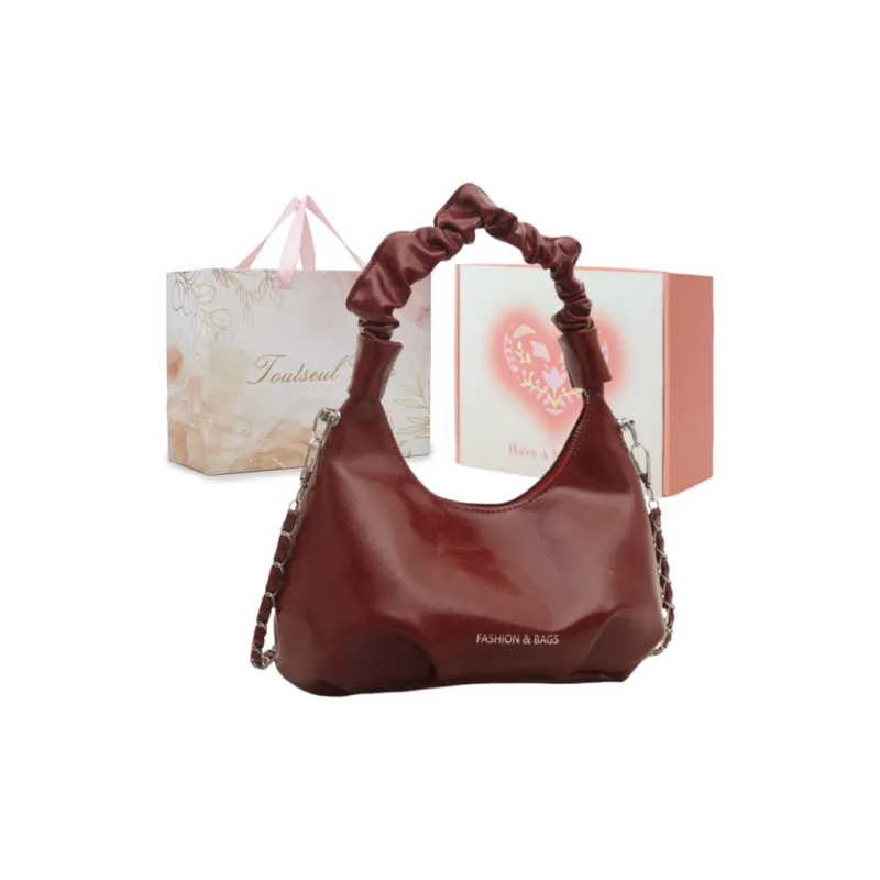 TOUTSEUL YOLO PU Handbag Women's Black/White/Silver/Red-39