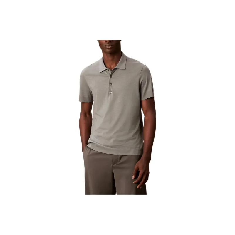 Calvin Klein Polo Shirts Men Sage-0