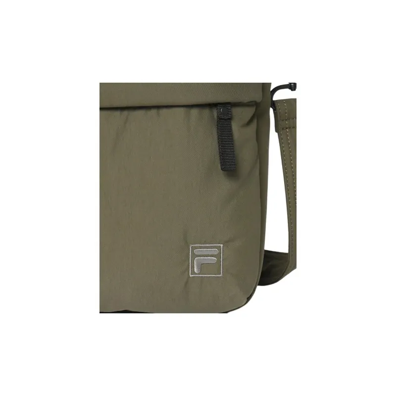 FILA Cotton With Nylon Shoulder Bag, Crossbody Bag, Handbag Unisex Army Green-4