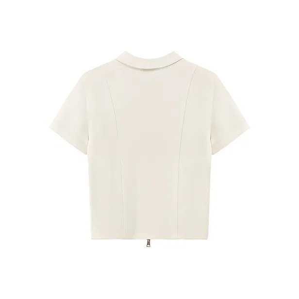 CHUU Cropped Coats Women's White-1