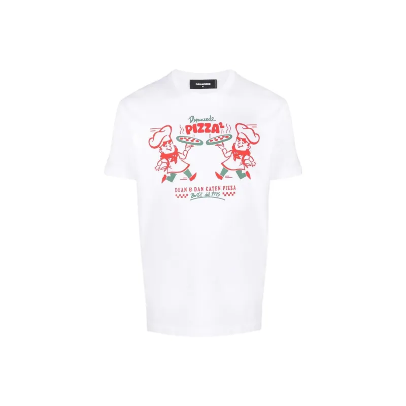 DSQUARED 2 Graphic-Printed Crewneck T-Shirt-0