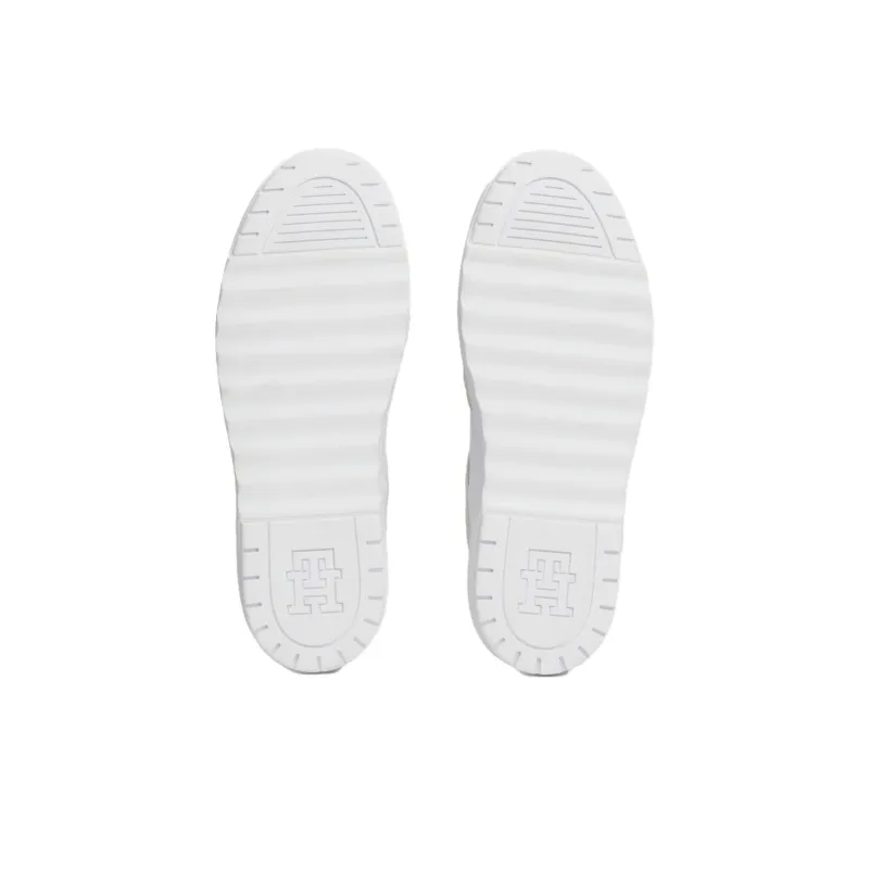 Tommy Hilfiger Trainers Low Top Basketball Shoes Women's White-5