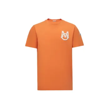 Moncler T Shirts Men Orange