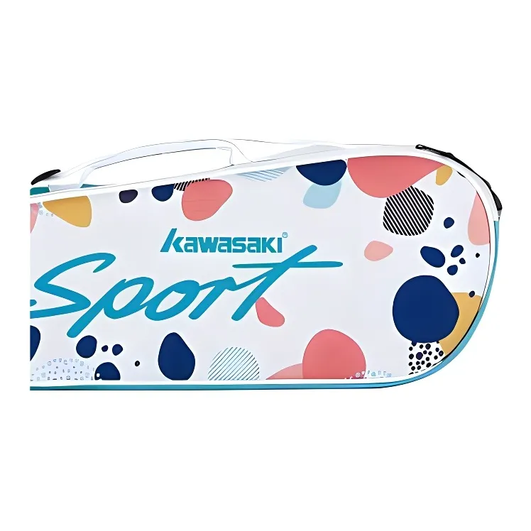 Kawasaki Abrasion Resistant Gym Bag Unisex Rain Flower Stone-3