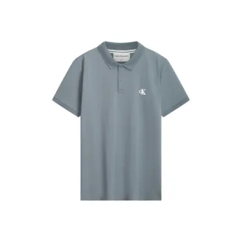 CALVIN KLEIN Polo Shirt Men's Star Gray