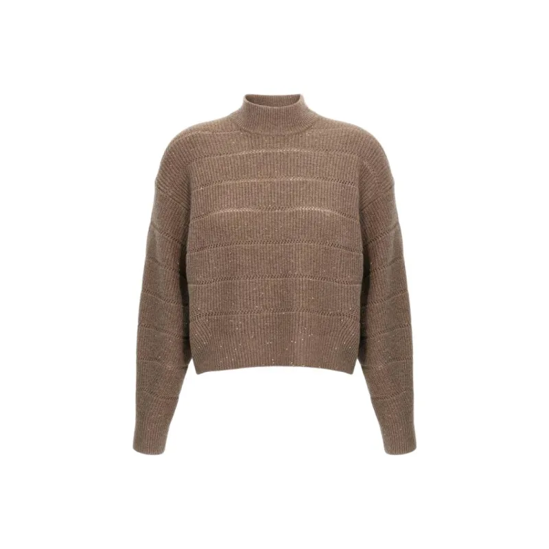Brunello Cucinelli Sweater Women's Brown-0