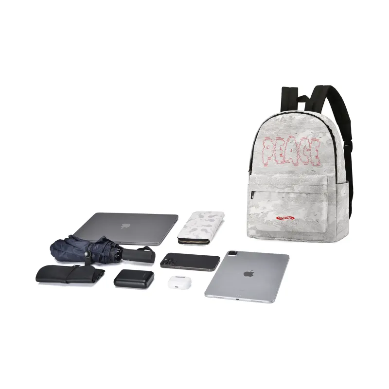 ONRF ×SOUNDBYT Polyester Backpack Laptop Bag Regular Unisex White-17