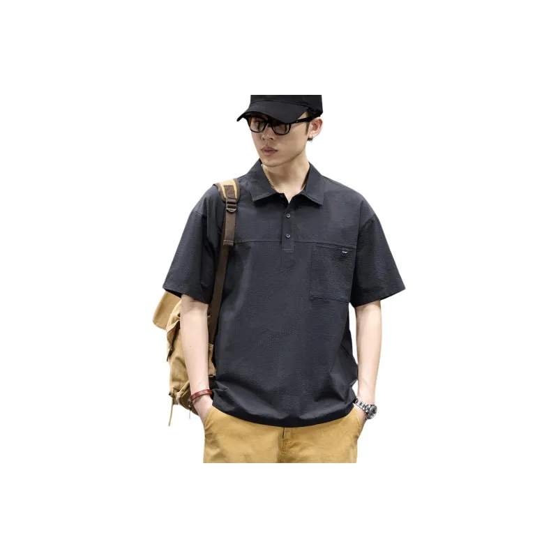 BUYDAUL T Shirts Men Black-0