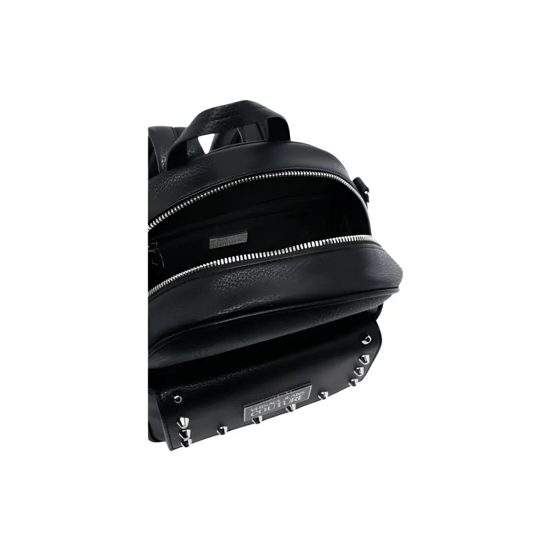 VERSACE JEANS COUTURE Leather Backpack Women's Black-2