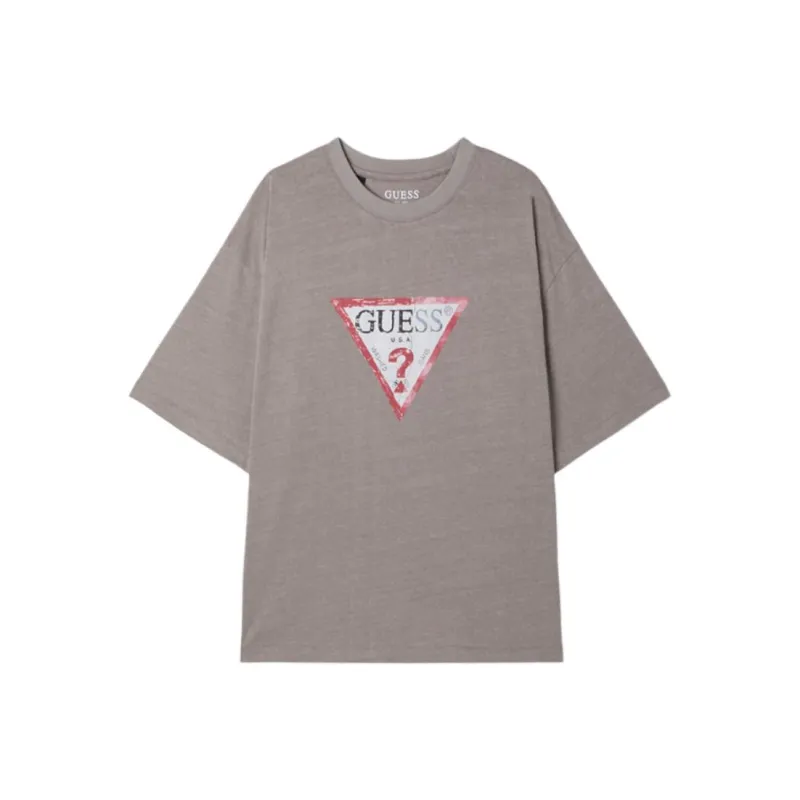GUESS T Shirts Unisex Brown-0