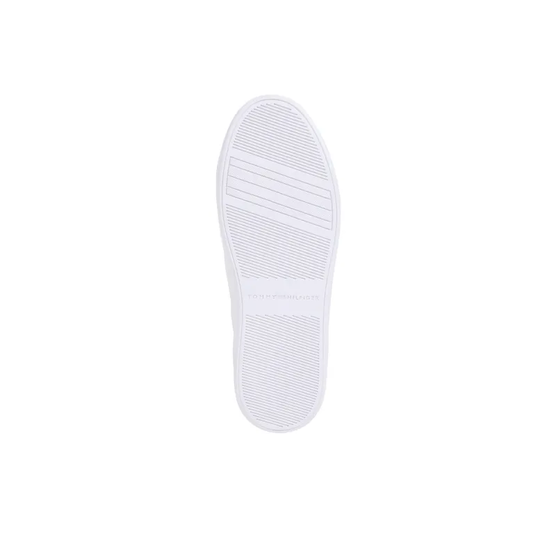 Tommy Hilfiger Trainers Low Top Skateboard Shoes Women's White-4