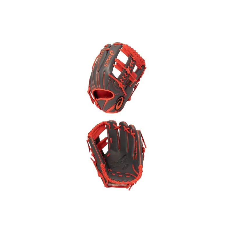 Asics Baseball Gloves Pitching Glove Leather Unisex Red-3