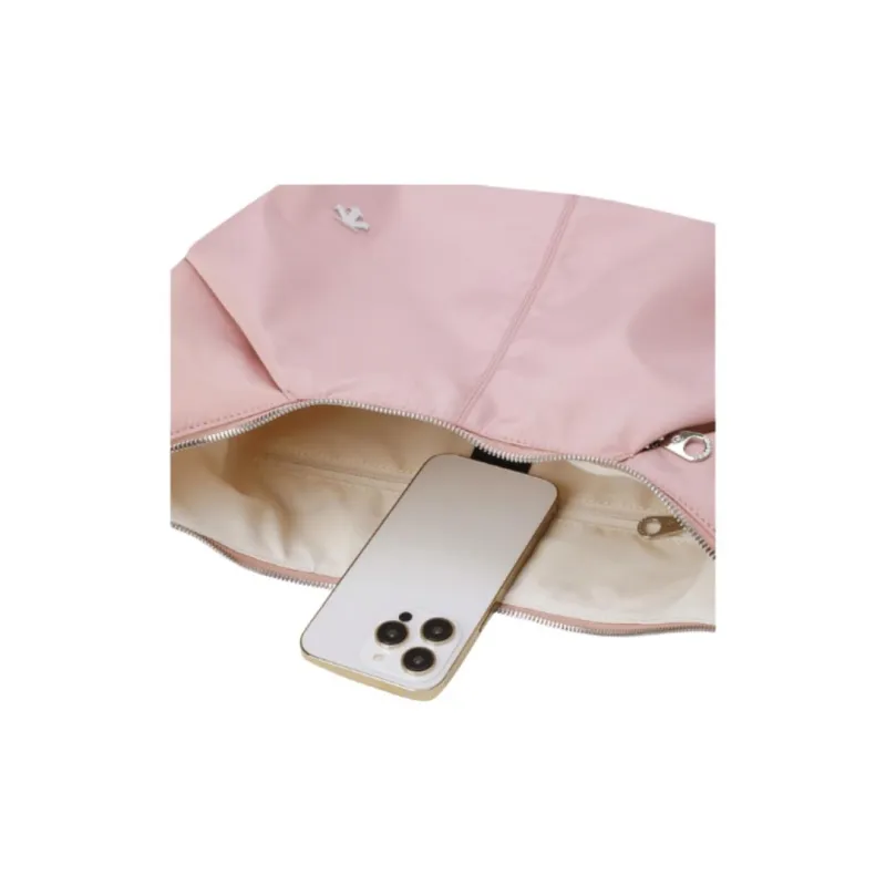 DESCENTE Polyester Crescent Bag Shoulder Bag Medium Size Women's Pink-5