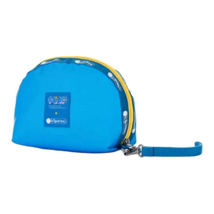 LeSportsac X Doraemon Fabric Clutch Trumpets Unisex Blue-2